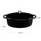 Best Choice Products Oval 7.5 Quart Cast-Iron Dutch Oven, Heavy-Duty w/ Enamel, Side Handles